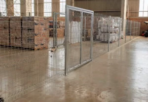 Better View Fence In A Factory