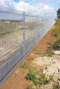 Galvanised Fence Installed By Better View