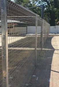 Parking Lot Secured By Better View Fencing