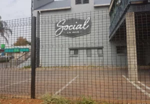 Secure Perimeter Fencing At Social On Main In Bryanston